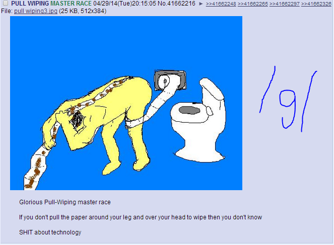 4chan /g/ pull wiping