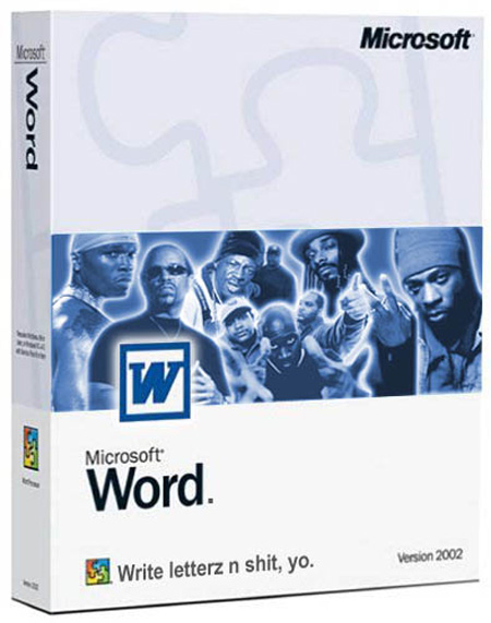 Microsoft Word. Write letterz n shit, yo.