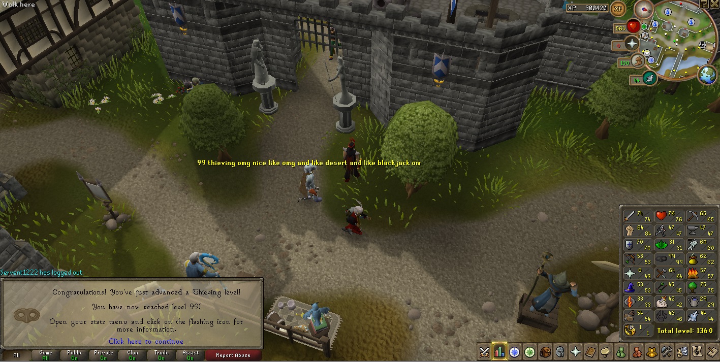 Achieving 99 Thieving